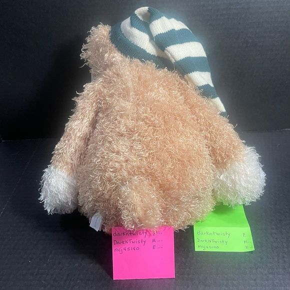 BNWT ANIMAL ADVENTURES PLUSH TEDDY BEAR WITH STOCKING CAP - Picture 4 of 16